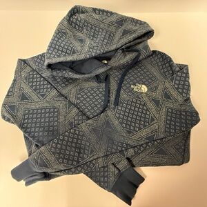 The North Face Blue Patterned Hoodie